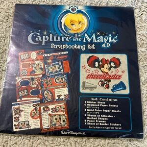 Disney Capture The Magic Scrapbooking Kit Brand New Vintage Kit